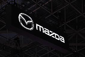 Mazda signage and logo